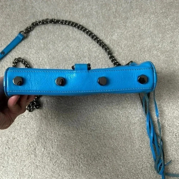 Rebecca Minkoff Mini MAC Clutch royal blue - Picture 4 of 13